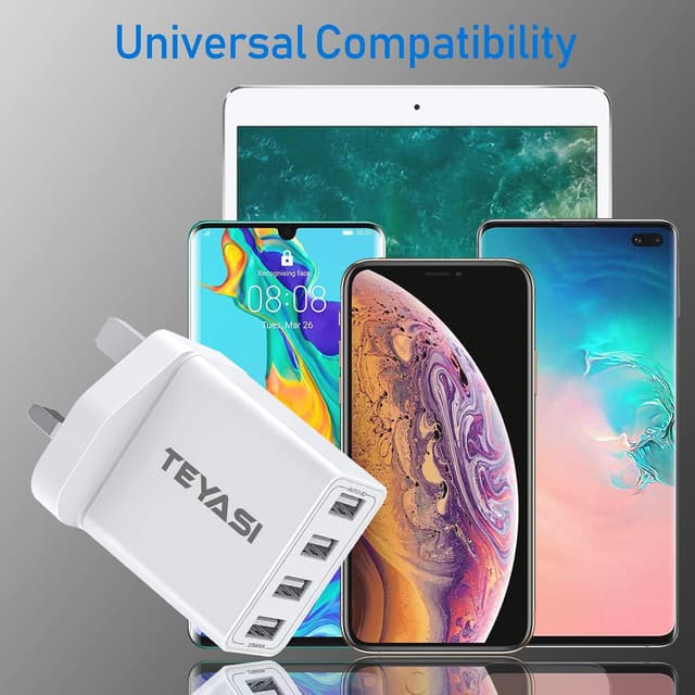 Thumbnail 6 de USB Plug Multi USB Charger 25W