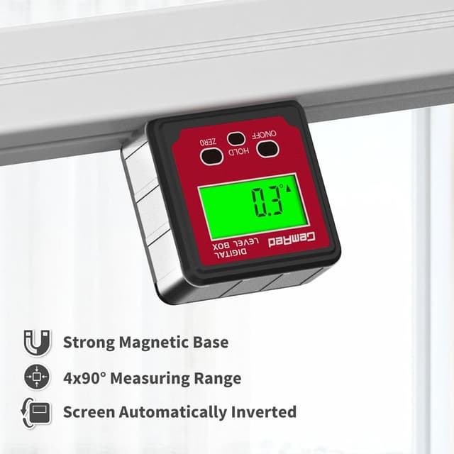Detalle 1 de GemRed digitaler Winkelmesser mit Magnetfuß
