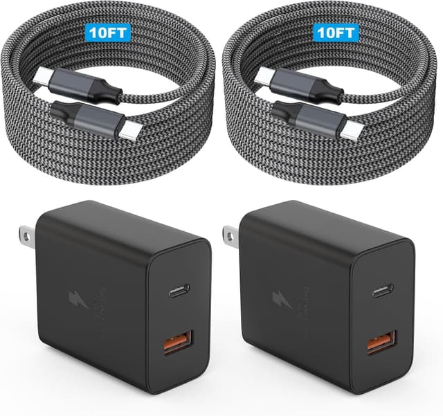 Detalle de Extra Long 10FT 45W Samsung USB-C Charger