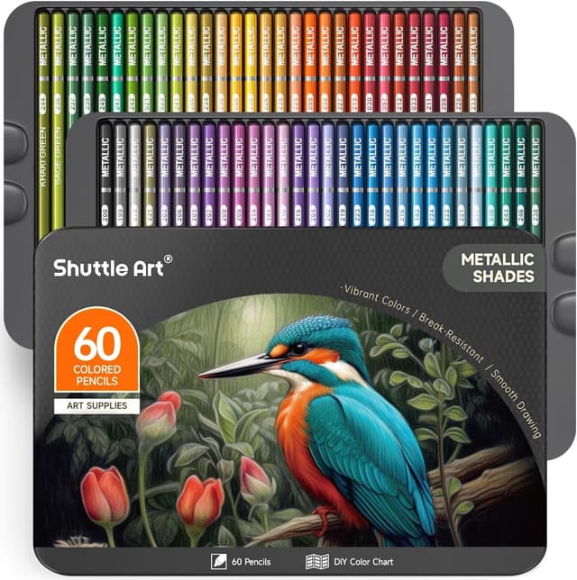 Imagen de Shuttle Art Metallic Buntstifte 60 ✏ en OfertitasTOP