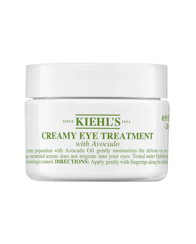 Detalle de Kiehl's Creamy Eye Treatment with Avocado — contorno de ojos hidratante
