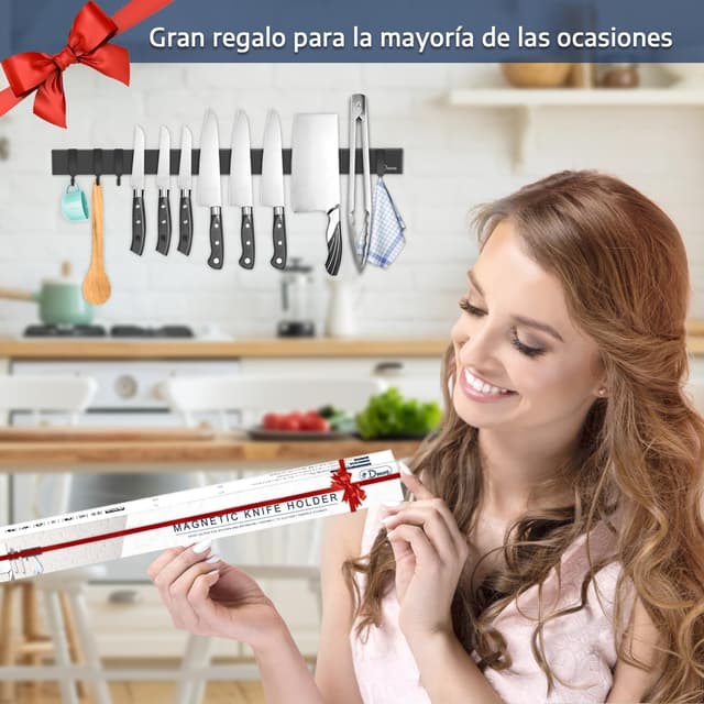 Thumbnail 5 de Dmore Barra magnética 59 cm para cuchillos
