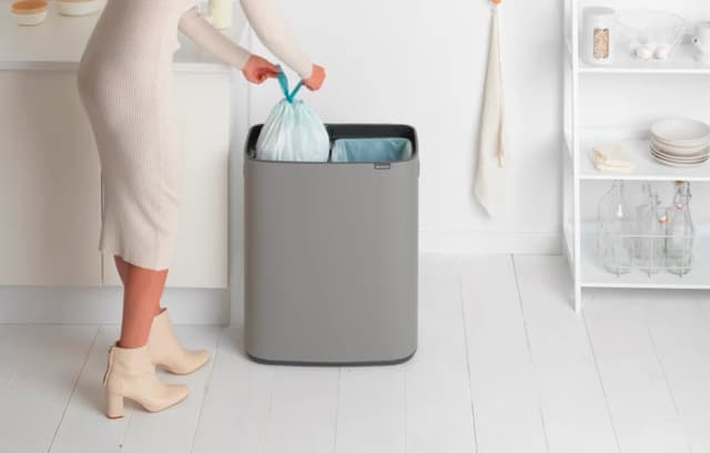 Thumbnail 16 de Brabantia Bo Touch Bin 2 x 30 Liter Mineralbeton-Grau