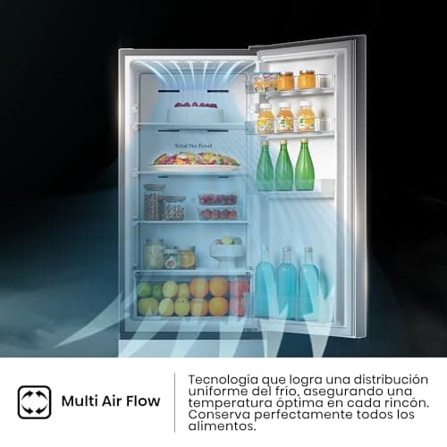 Detalle de Hisense RB329N4ACE refrigerador combinado No Frost total con puerta reversible y control táctil