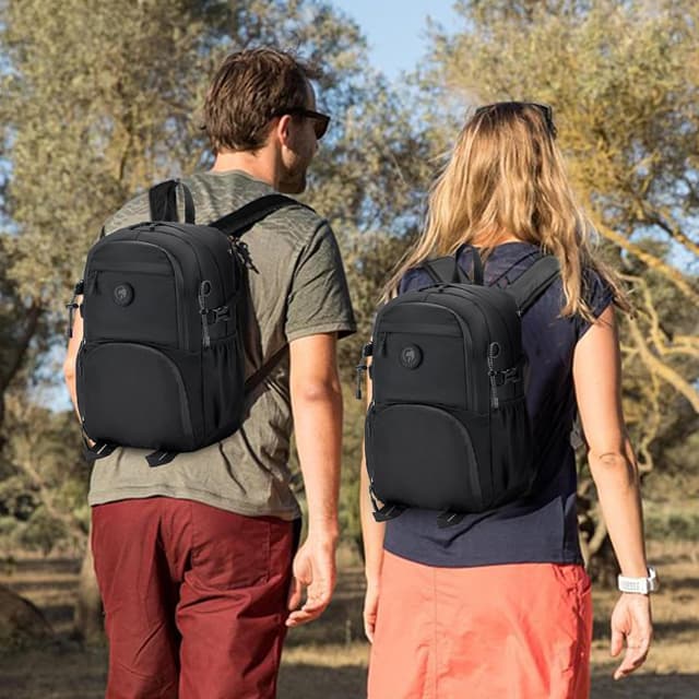 Detalle de BAGZY Ryanair cabin bag 40x30x20 foldable travel backpack (25L) – lightweight under-seat flight bag