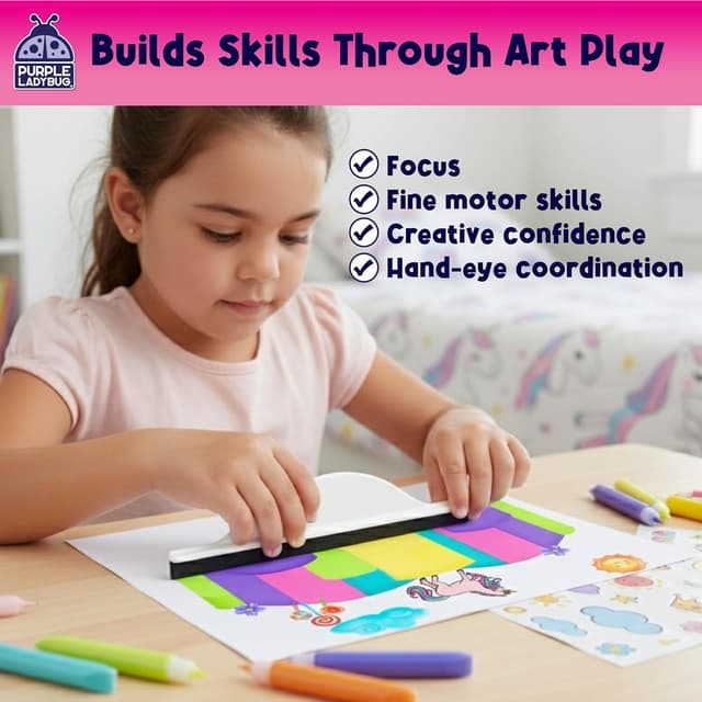 Thumbnail 6 de Squeegee painting kits Unicorn 10 paints