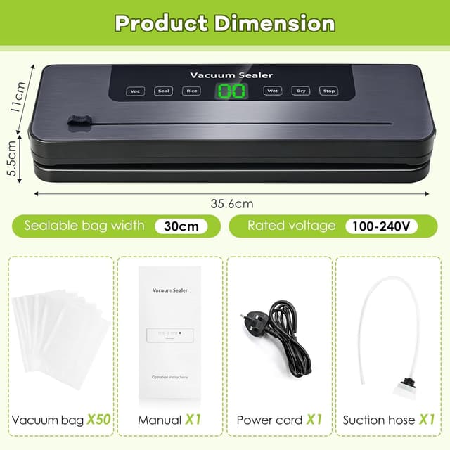 Thumbnail 6 de comeder 6 in 1 Vacuum Sealer