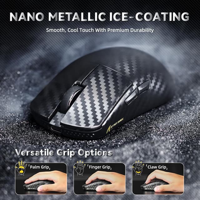 Thumbnail 6 de ATTACK SHARK R11 Ultra Carbonfaser 49g 42000 DPI