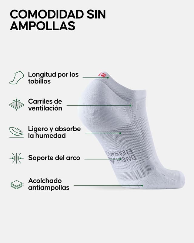 Detalle 2 de DANISH ENDURANCE Calcetines Running 5 Pack
