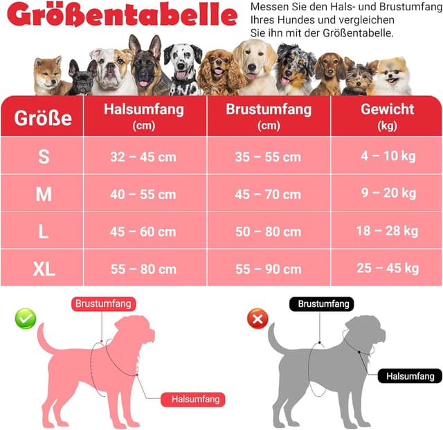 Thumbnail 1 de Funfox Hundegeschirr M für mittelgroße Hunde