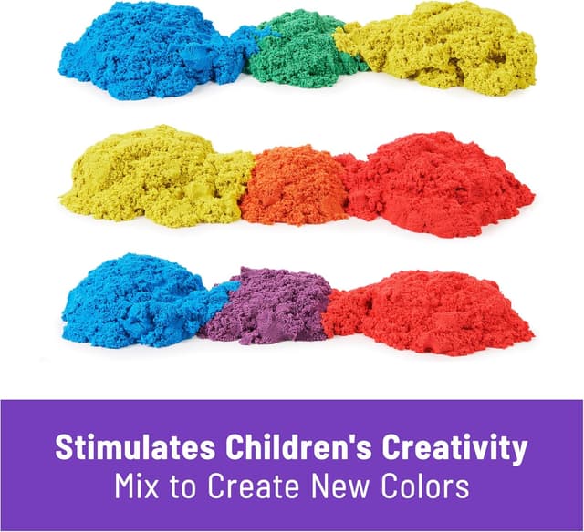 Thumbnail 4 de Kinetic Sand Castle Containers 10-Pack 127g 🎨