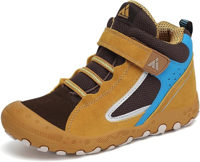 Detalle de Mishansha Kinder Wanderschuhe Trekking & Outdoor-Trekkingschuhe aus Leder