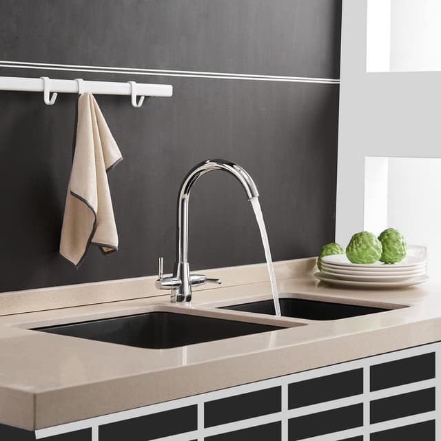 Detalle 1 de Kitchen tap mixer 360 swivel 1 hole