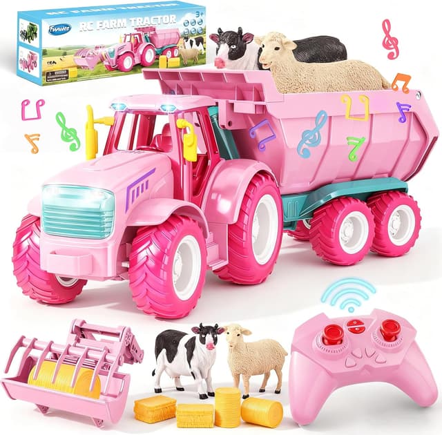 Detalle de Funwee RC Farm Tractor Toy 2.4GHz