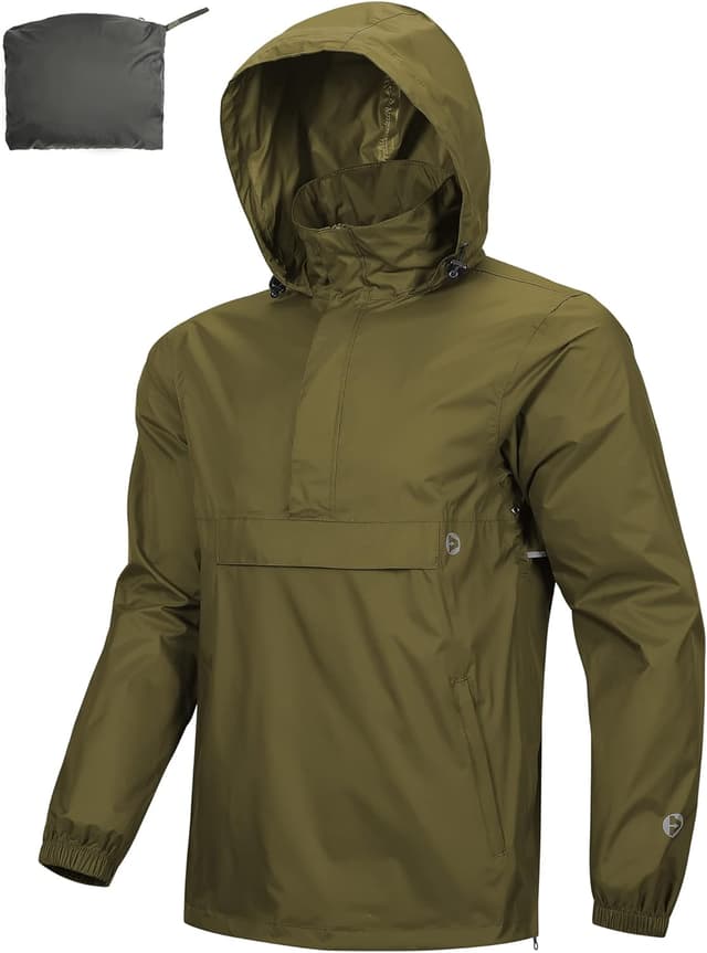 Detalle de Outdoor Ventures rain jacket 100% seam taped