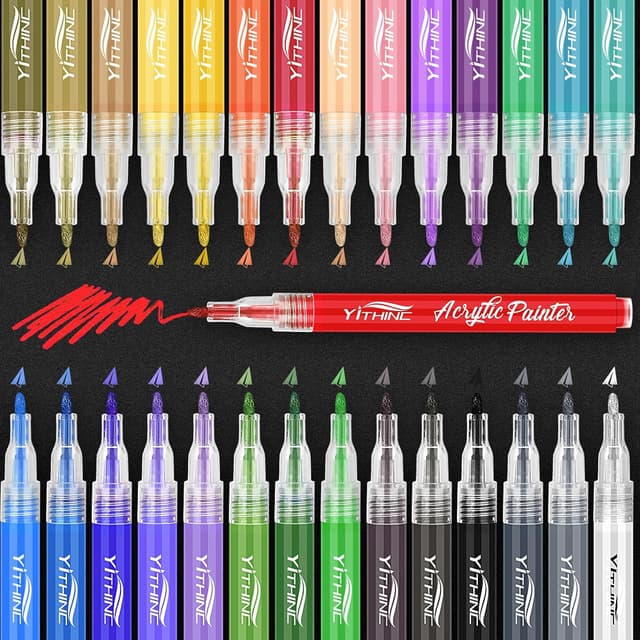 Thumbnail 6 de YITHINC Pennarelli acrilici 42 colori