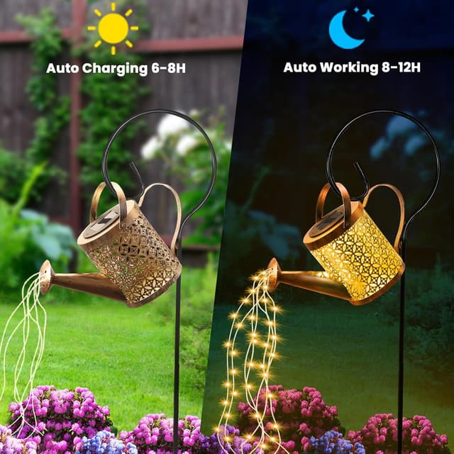 Thumbnail 1 de GLOBAL GOLDEN Solar Watering Can Light 7–10h