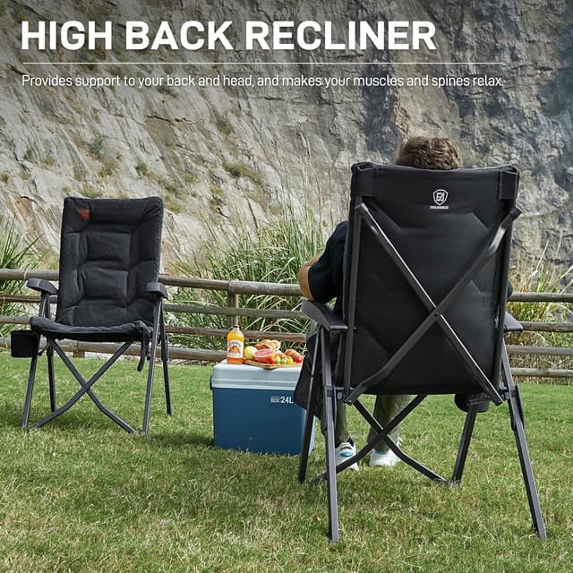 Thumbnail 6 de Ever Advanced Luxury Camping Chairs 150kg