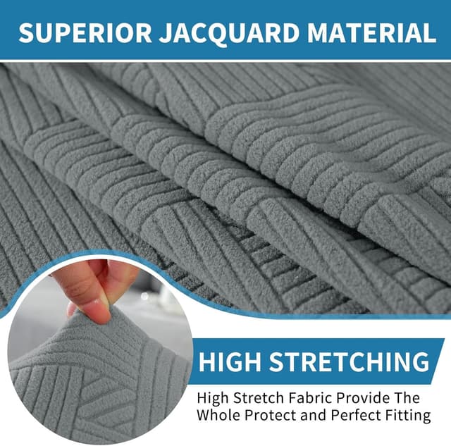 Thumbnail 3 de Ystyle Funda Asiento Sofa Gris claro