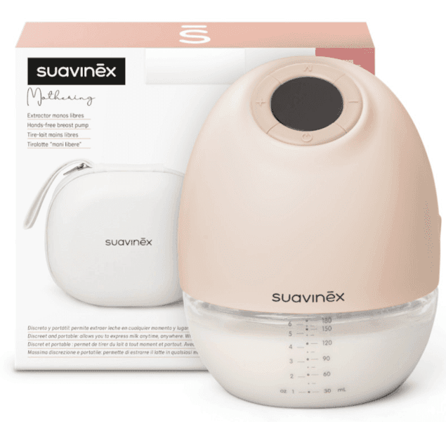 Detalle de Suavinex Extractor Leche Materna manos libres 180 ml
