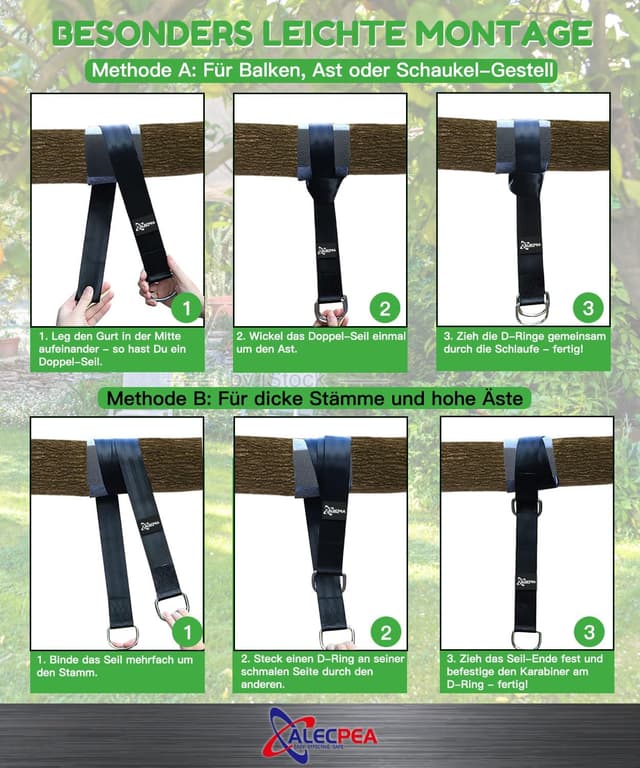 Detalle 2 de 900-kg Schaukel- und Hängemattenbefestigung