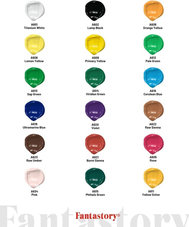 Imagen de Acrylfarben-Set 18 Farben von 60 ml en OfertitasTOP