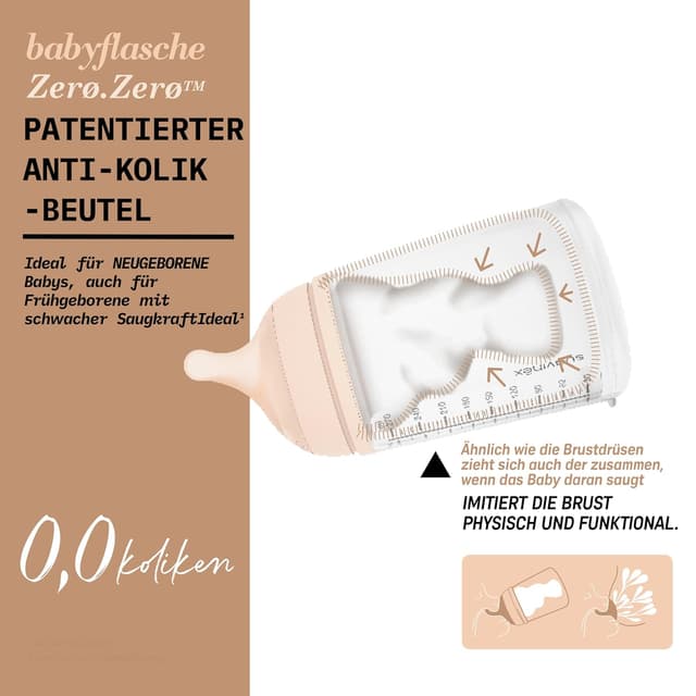 Thumbnail 4 de Suavinex Zero Zero Babyflasche 180 ml