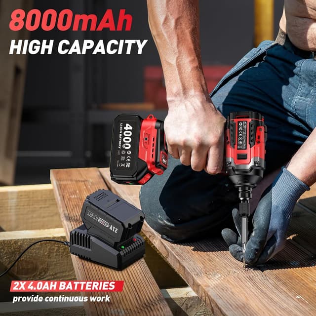 Thumbnail 2 de Avhrit Akku-Schlagschrauber mit 2× 4,0 Ah Li-Ion, 700 N.m