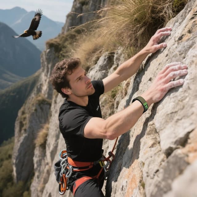 Detalle de Double Loop Nylon Strap for Garmin Instinct 2X/3/E Series 50mm (Adjustable Breathable Wristband)