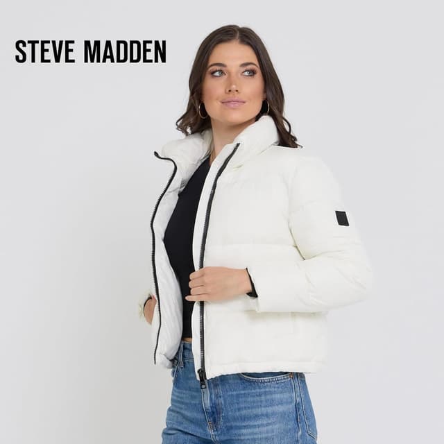 Detalle 2 de Steve Madden Cropped Puffer Jacket