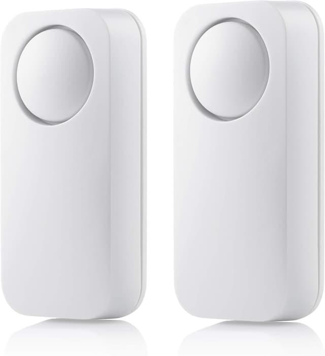 Detalle 2 de Smartwares SMA-40952 Glasbruch-Sensor mit 90 dB Alarm – 2er-Set, kabellos per Batterie