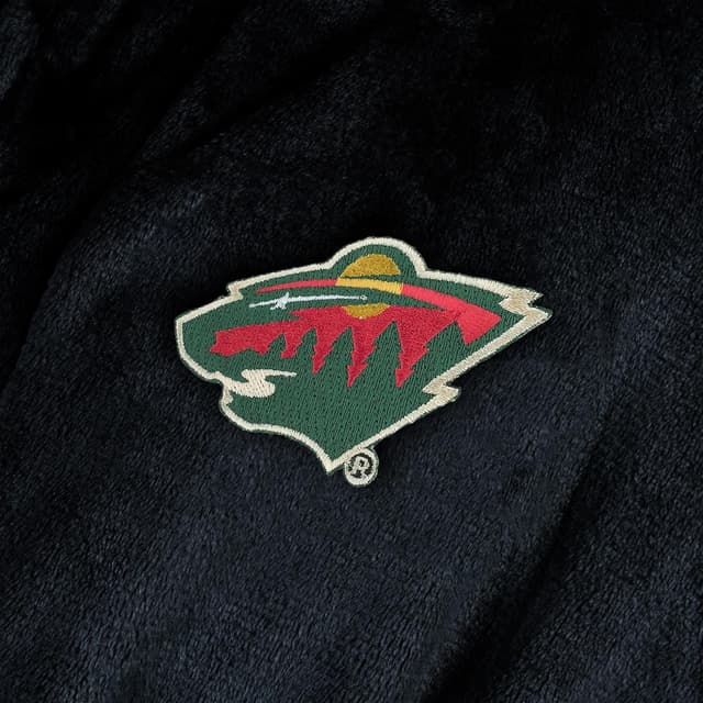 Detalle de Northwest NHL Silk Touch Bath Robe (Large/X-Large) with Embroidered Team Logo