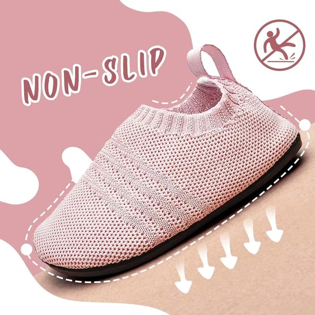 Detalle 2 de Sosenfer Hausschuhe Kinder – barfußartige, rutschfeste & atmungsaktive TURNSCHLÄPPCHEN für Jungen und Mädchen