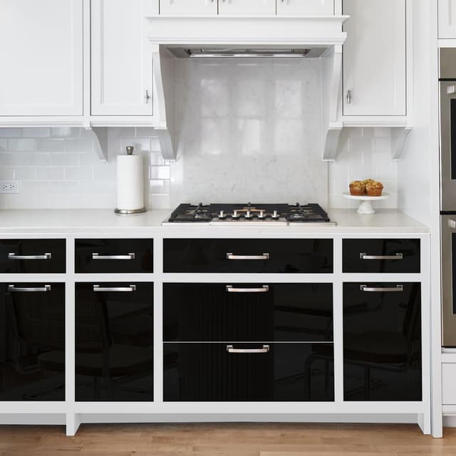 Thumbnail 6 de Hode Klebefolie Möbel Schwarz Hochglanz 40cmX3m