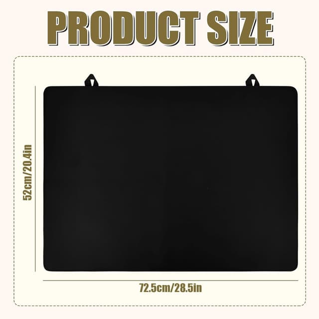 Detalle de YYTECH Abdeckung Herdplatte 72,5 x 52 cm aus lebensmittelechtem Silikon mit 3 Haken