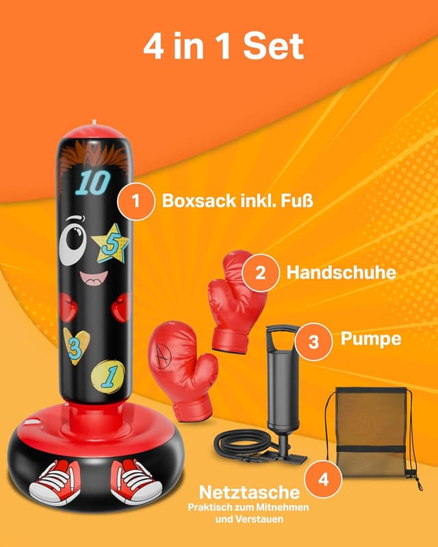 Detalle de Aventera Boxsack Kinder stehend 160 cm