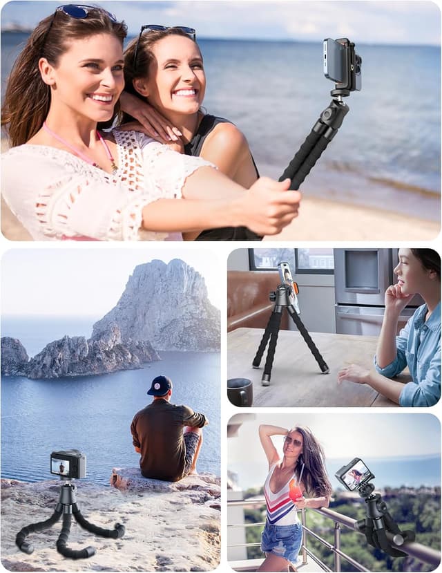 Thumbnail 5 de Phone Tripod 360° Rotating Stand for Smartphones