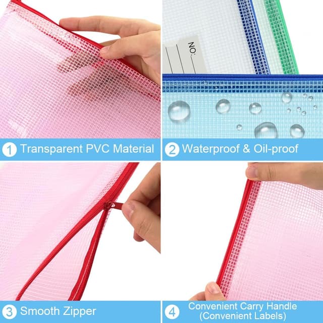 Detalle de OFFCUP pochette PVC zip dossier A3