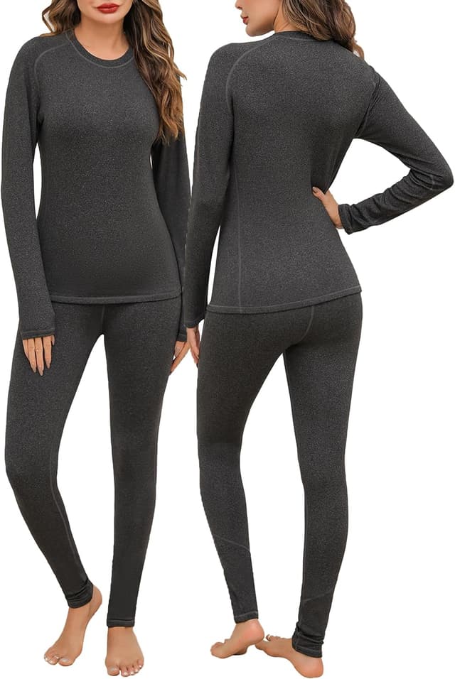 Detalle de Terecey Intimo Termico Donna (maglia manica lunga + leggings): completo invernale traspirante