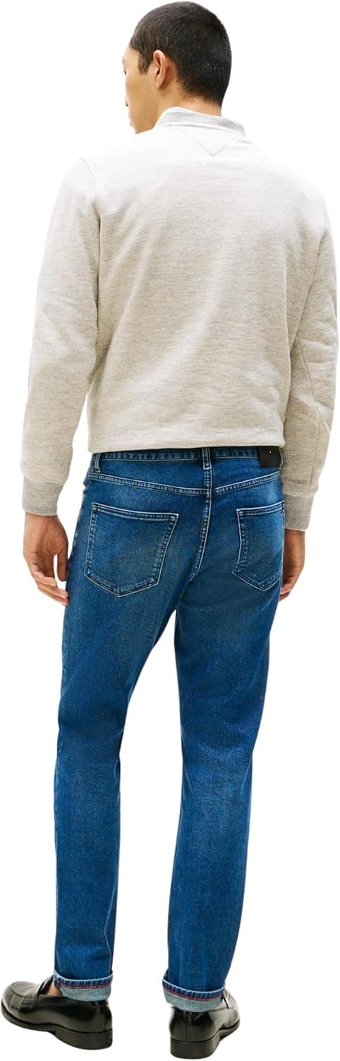 Detalle 2 de Tommy Hilfiger Men’s Straight Denton Sstr Oliver Blu (MW0MW40563) Straight Jeans