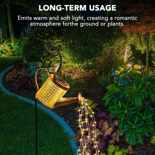 Thumbnail 3 de GLOBAL GOLDEN Solar Watering Can Light 7–10h
