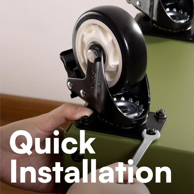 Thumbnail 4 de H&S caster wheels 4 pack 600kg