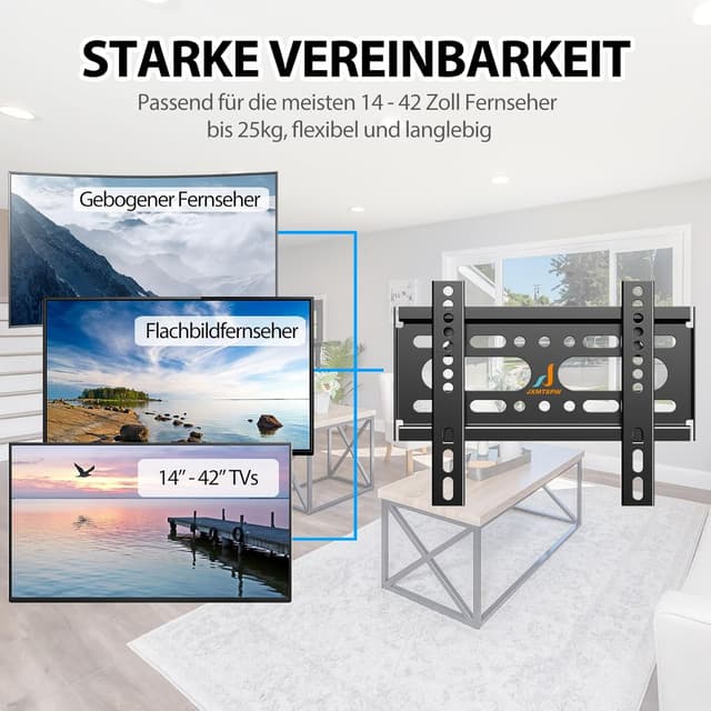 Thumbnail 5 de JXMTSPW TV Wandhalterung 14-42 Zoll