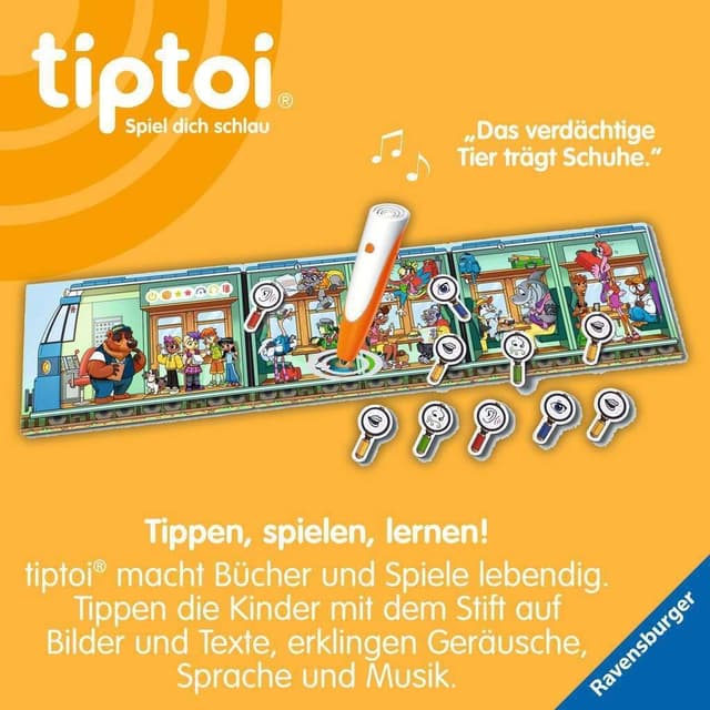Detalle 1 de Ravensburger tiptoi Team SMART 00226 Logikspiel ab 5