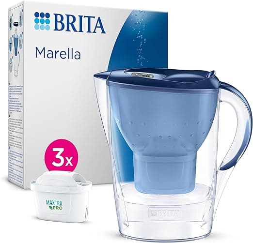 Imagen de BRITA Marella Azul 🚰 Jarra con Filtro y LTI Digital en OfertitasTOP