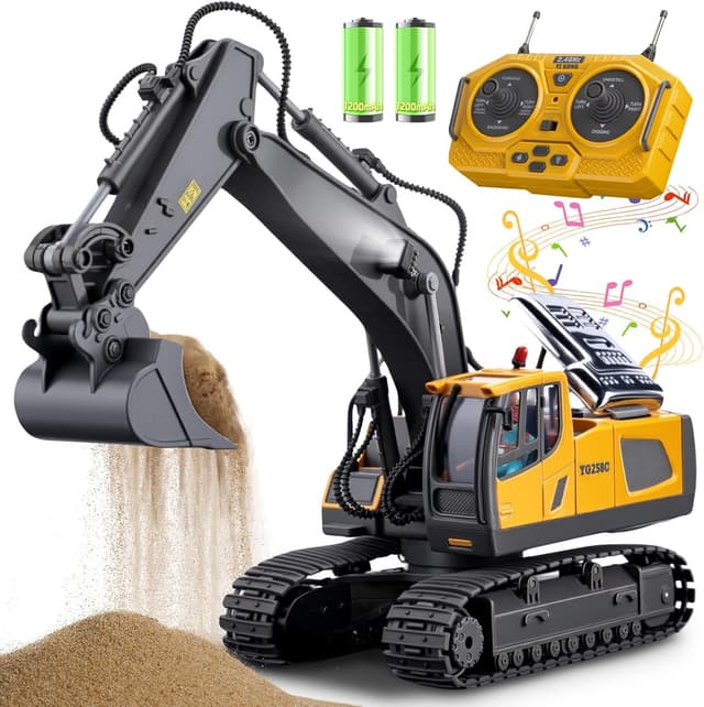 Imagen de Samtop 1:20 Remote Control Excavator, 11‑Channel 🚜 en OfertitasTOP