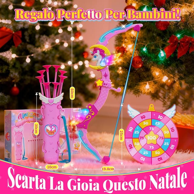 Thumbnail 6 de Giocattolo Unicorno Arco e Frecce 8 pezzi