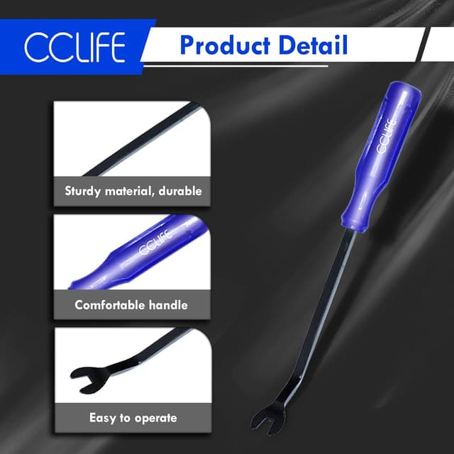 Detalle de CCLIFE 12-tlg. Auto Demontage-Werkzeug-Set für Innenverkleidung & Zierleistenkeile