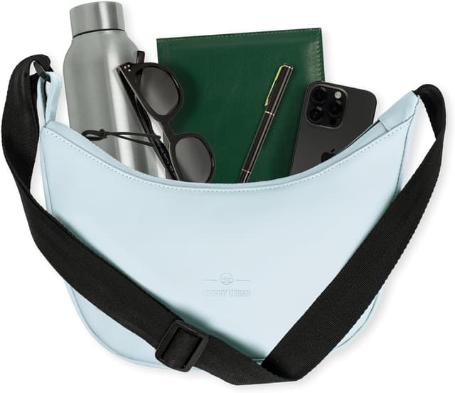 Detalle 2 de Johnny Urban Rory borsa a tracolla mezzaluna idrorepellente unisex (crossbody/moon bag) con tracolla regolabile