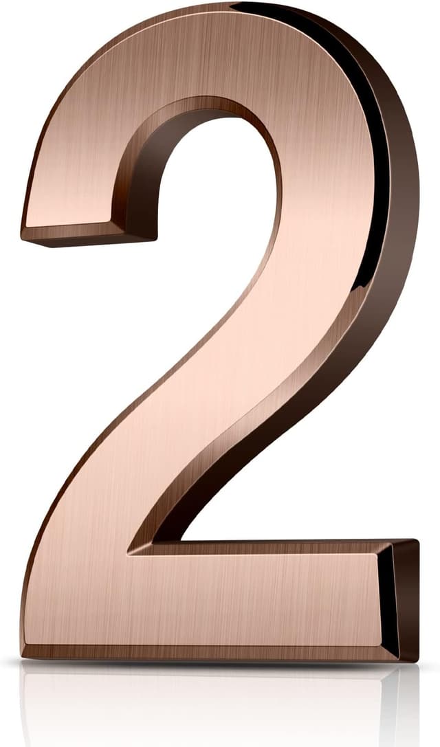 Detalle de Vicloon Numero Civico 3D in ABS Oro